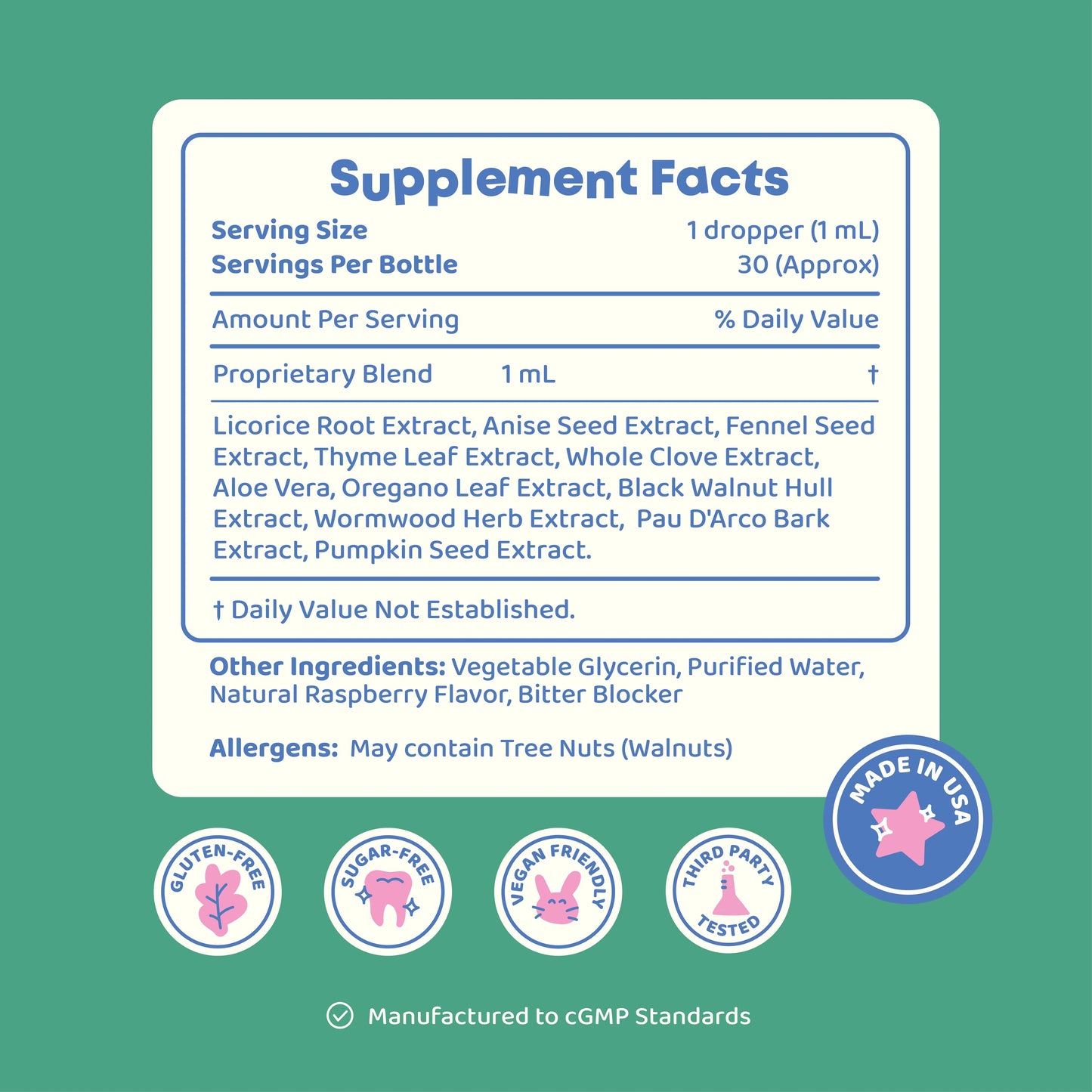 ParaCleanse - Parasite Cleanse for Kids | Natural Intestinal & Gut Health Support