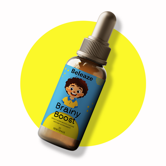 Brainy Boost - Suplemento herbal líquido para la concentración con ginkgo biloba