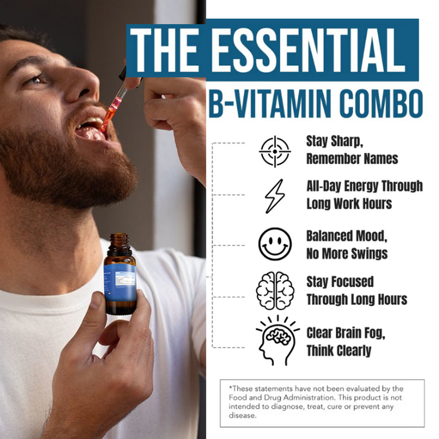 Neurovital Drops - Adults focus, mood, and energy